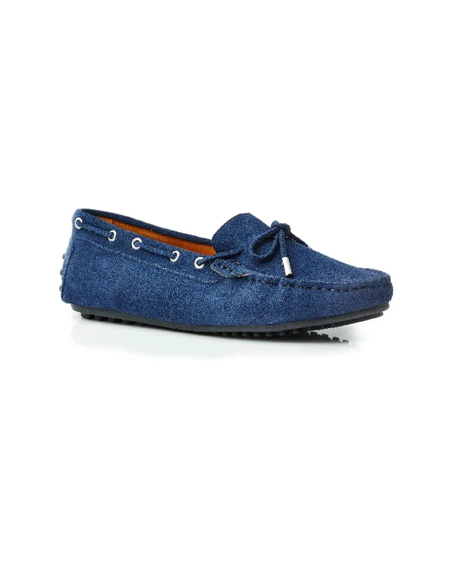 Daria Suede Loafer Navy