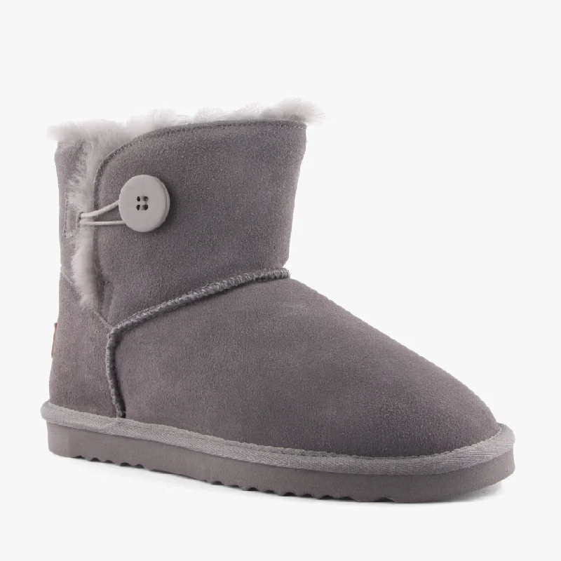 BUTTON UGG DARK GREY