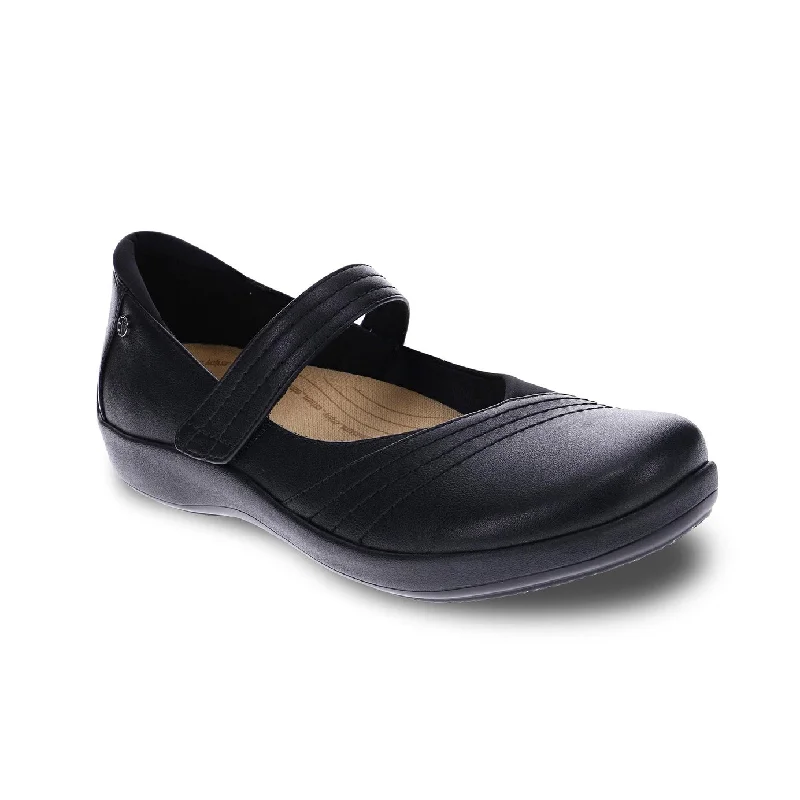 Revere Timaru Bunion Friendly Mary Jane (Women's) - Black