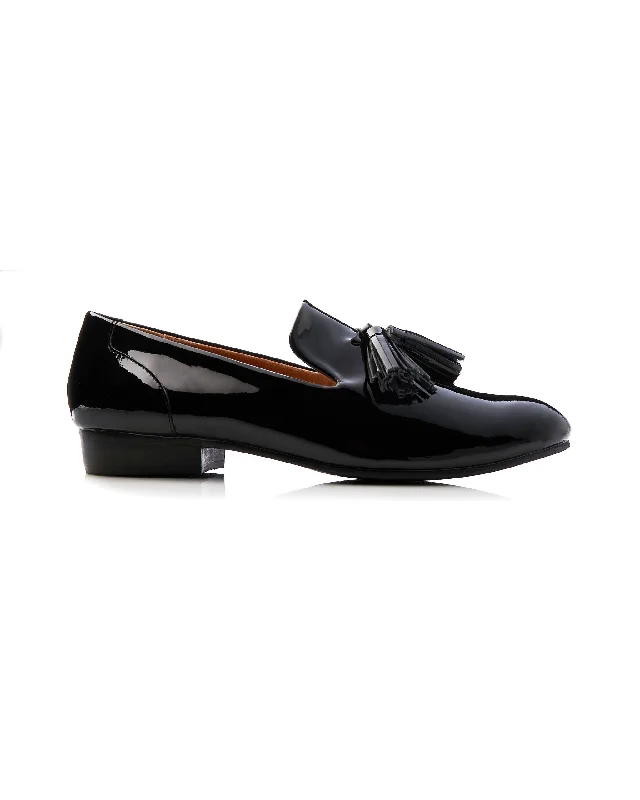 Talia Patent Black Loafer