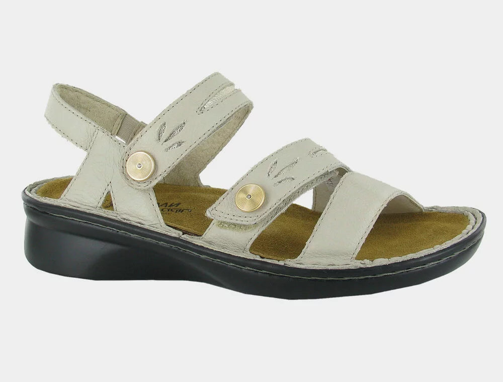 Naot Cadence (Women's) - Ivory Soft Leather/Radiant Gold