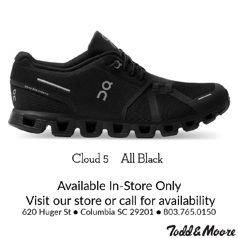 On Women's Cloud 5 All Black