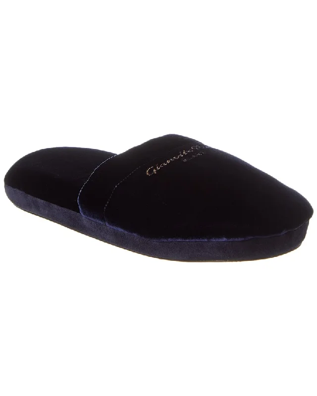 Gianvito Rossi Bellagio Velvet Slipper