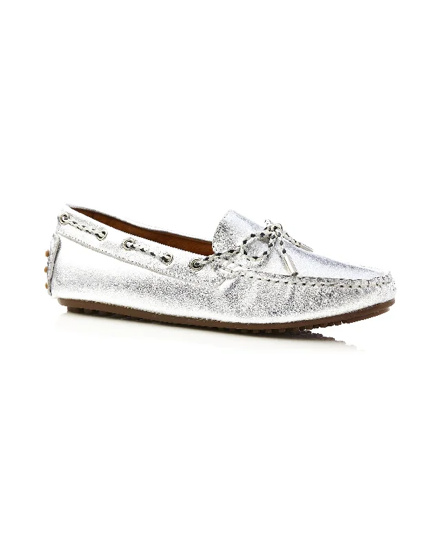 Daria Plait Loafer Silver