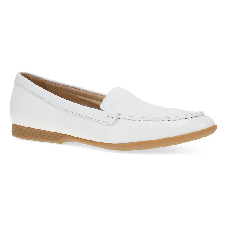 Lorri Moc Toe Loafer in White