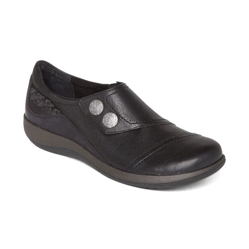 Karina Monk Loafer Wide Width in Black