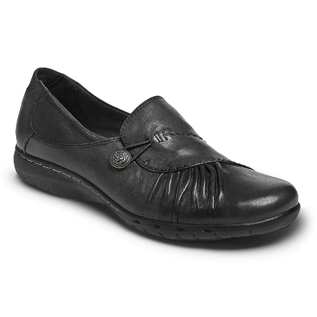 Paulette Slip on Loafer in Black CLOSEOUTS