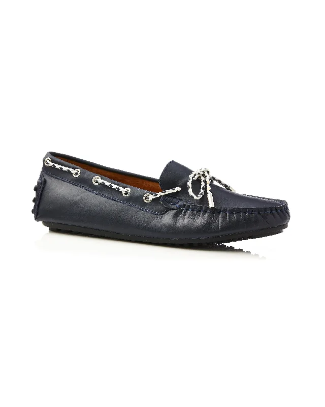 Daria Plait Loafer Navy