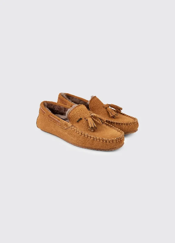 Rosslare Women's Moccasin Slipper - Sand