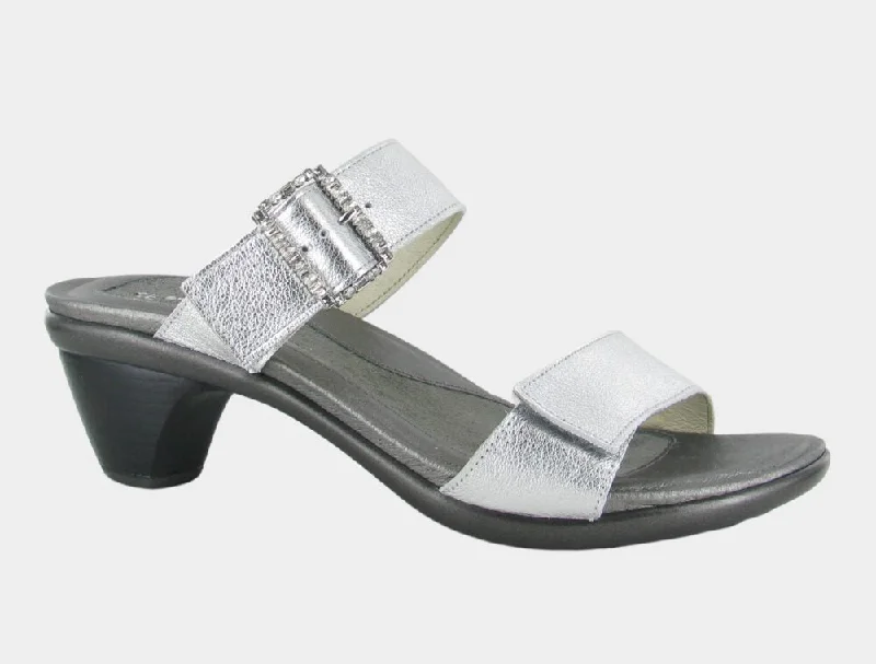 Naot Recent (Women's) - Soft Silver Leather