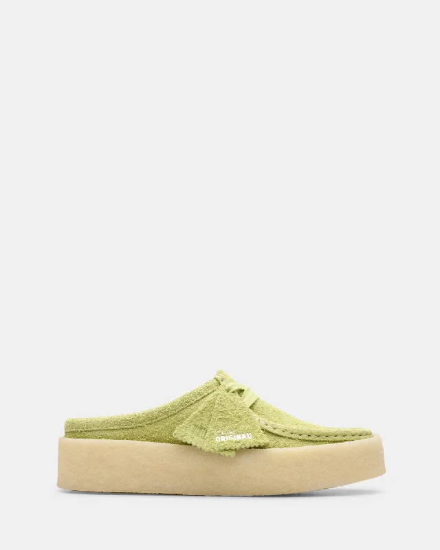 Wallabeecup Lo (W) Lime Hairy Suede