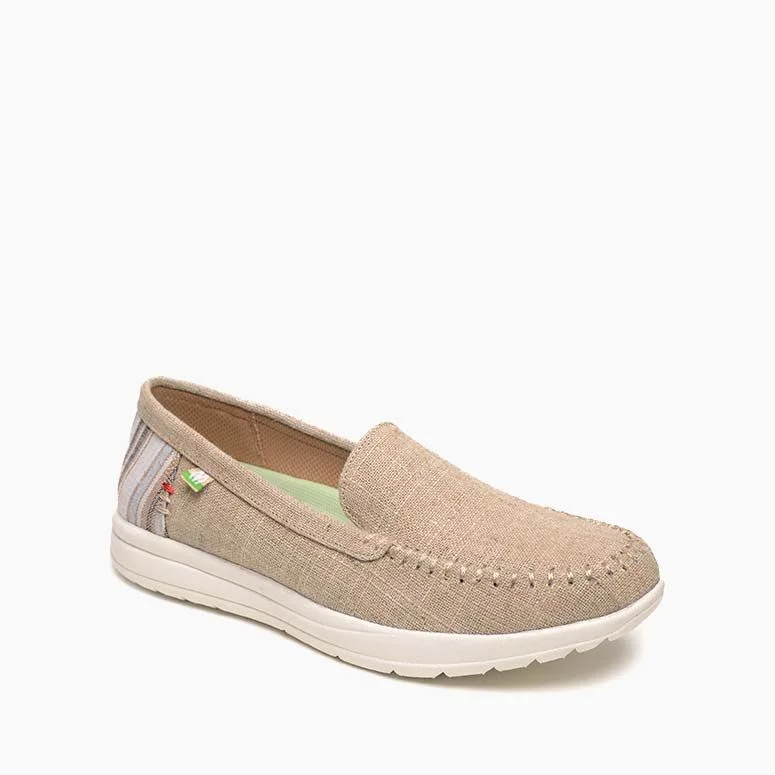 Women's Discover Canvas Moc in Natural CLOSEOUTS