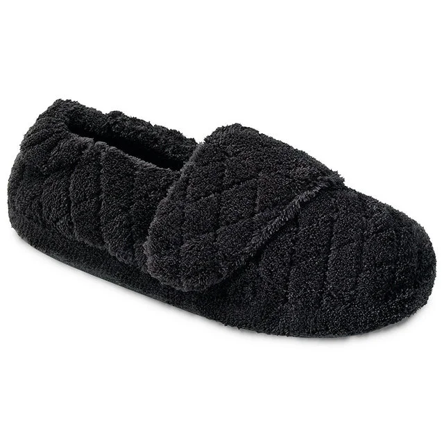 Acorn Spa Wrap Slippers in Black (Women's)