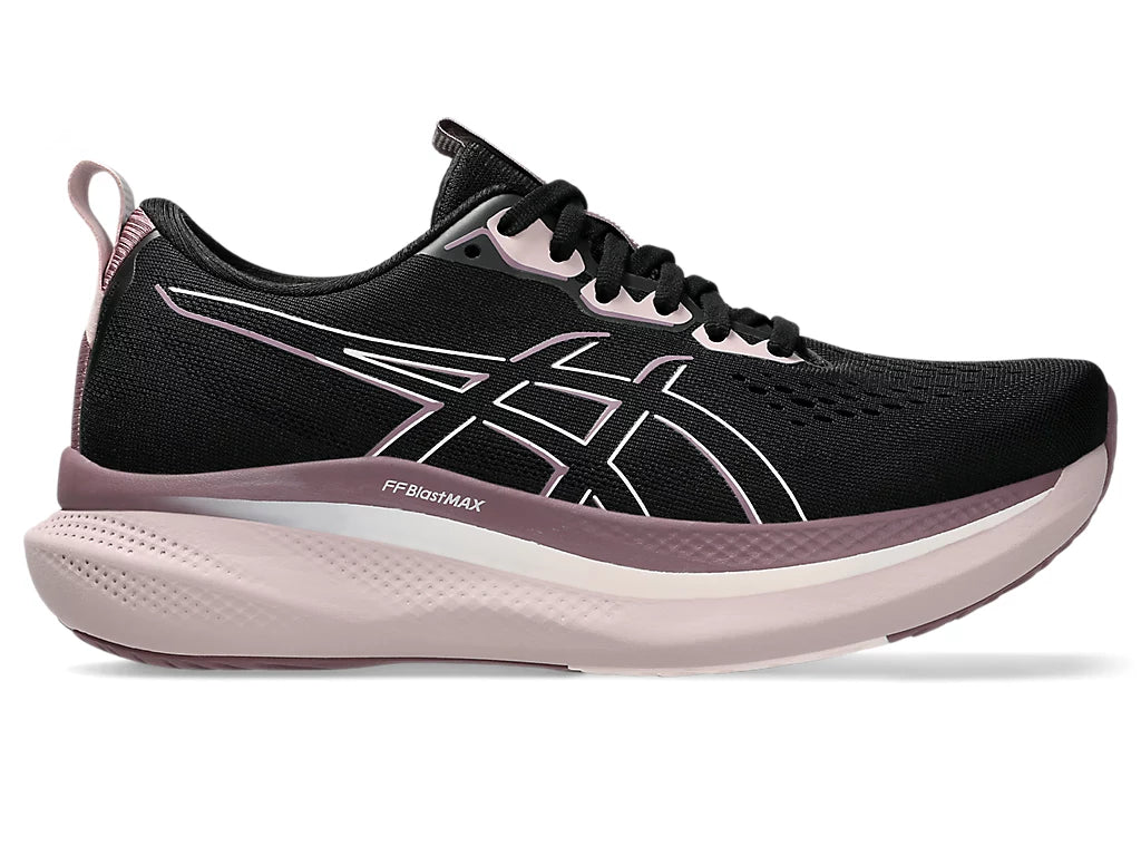 Asics Glideride Max (Black/Pale Pink) - Women's