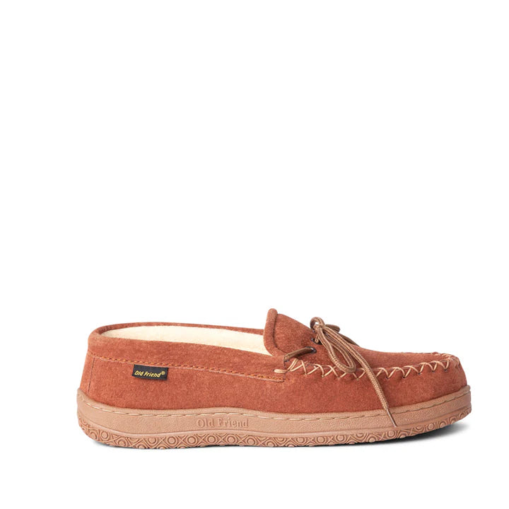 Men's Loafer Terry Cloth Moccasin in Chestnut II