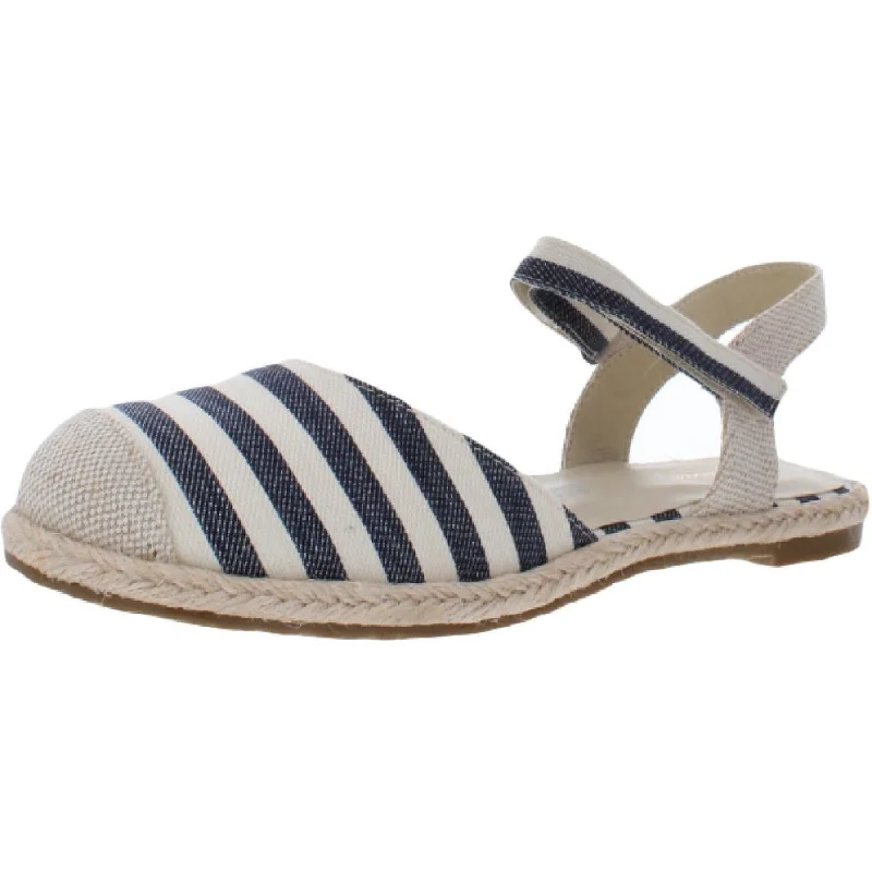 Sofwear by Beacon Womens NYLA Flat Ankle Strap Espadrilles