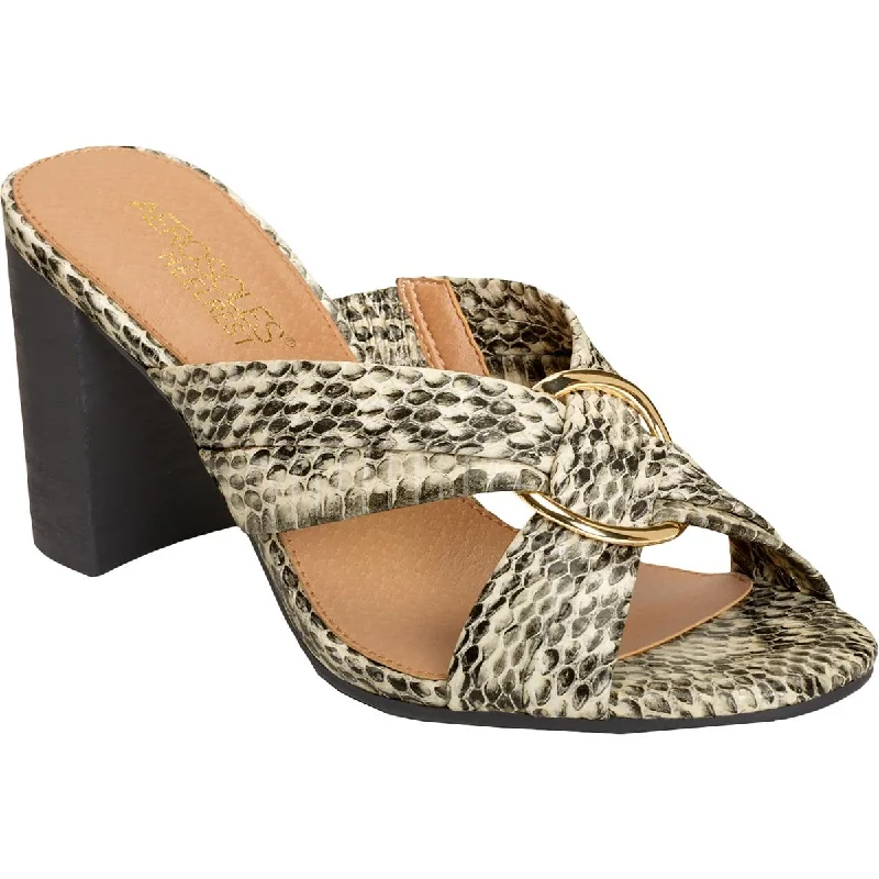 Couture Appeal Aerosoles Womens High Water Padded Insole Open Toe Heel Sandals