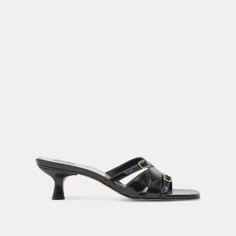 BRYANT HEELS MIDNIGHT CRINKLE PATENT