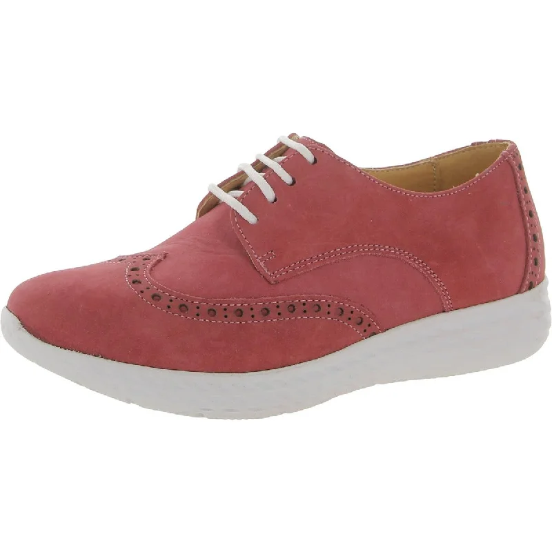 Driver Club USA Womens Raleigh Leather Lace-Up Oxfords