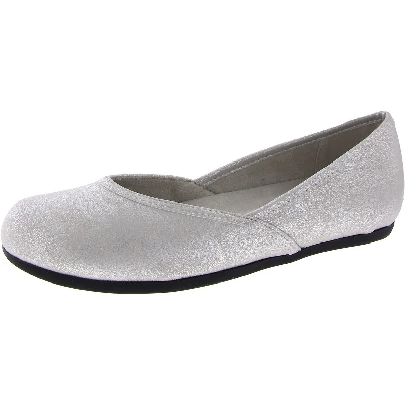 Easy Street Womens Tamar Slip On Casual Ballet Flats