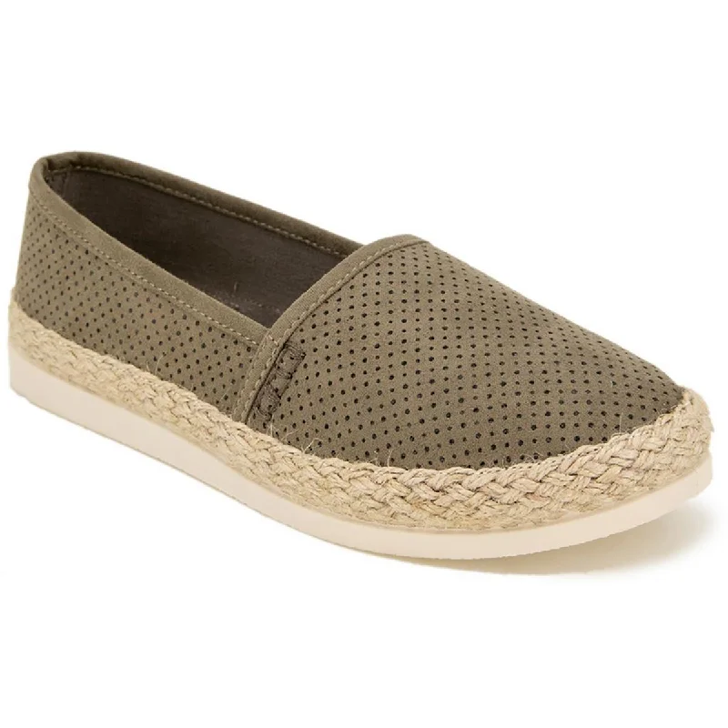 Esprit Womens Emery Canvas Casual Slip-On Sneakers