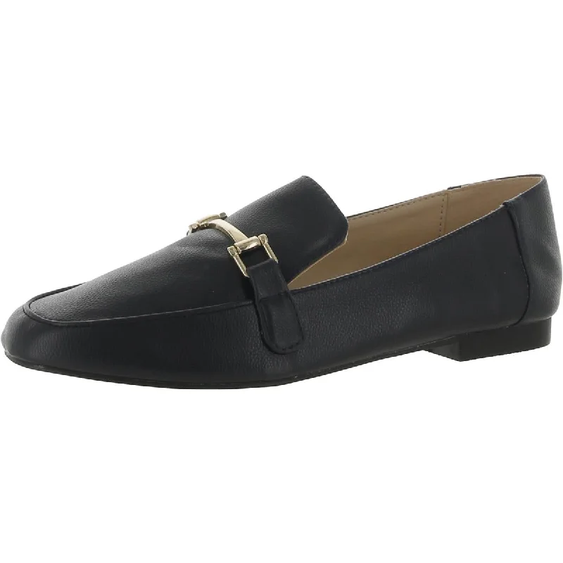 Feversole Womens Faux Leather Slip-On Loafers