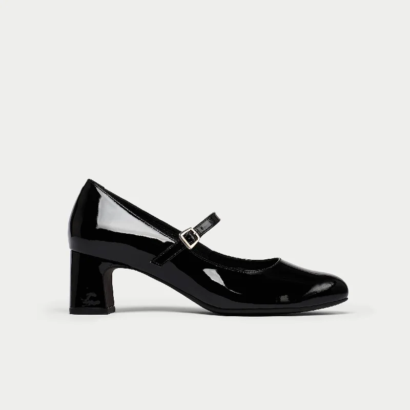 Helena - Black Patent Leather