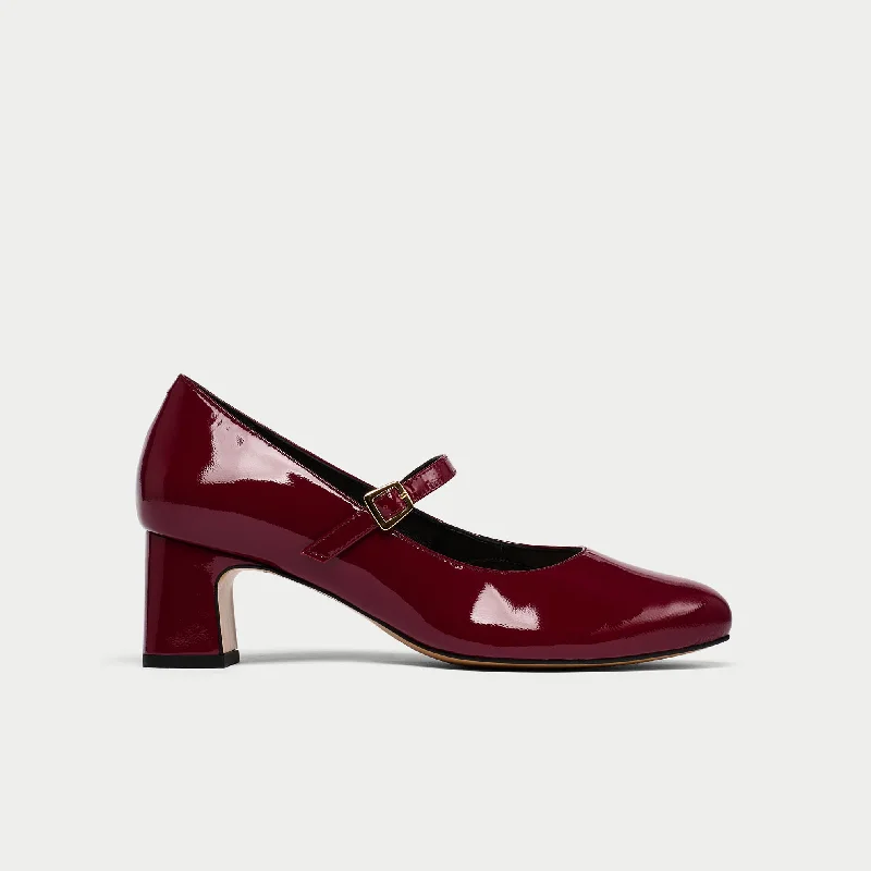 Helena - Ox Blood Patent Leather