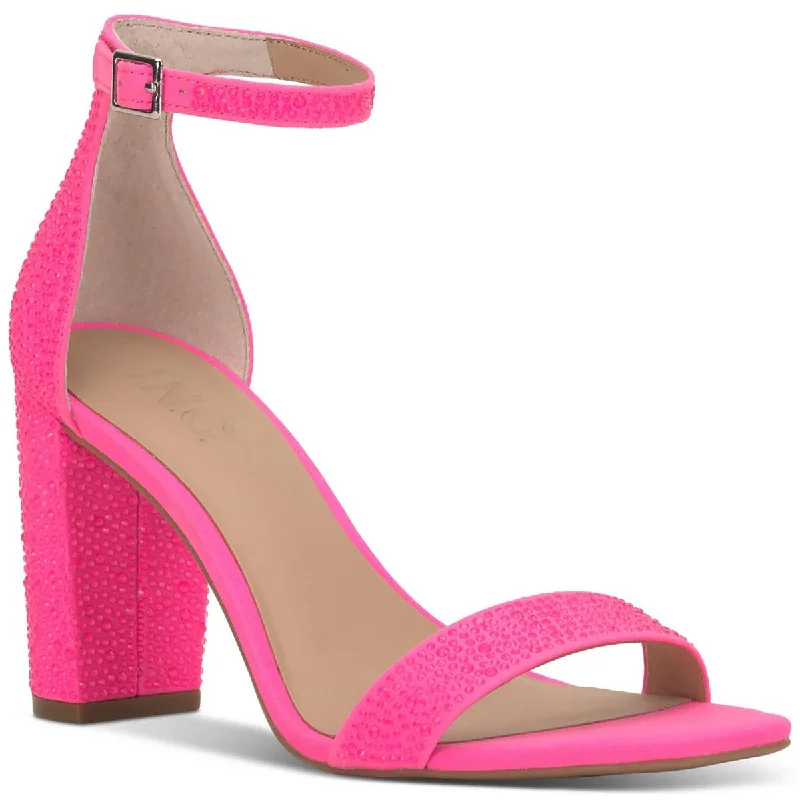 Radiant Sensation INC Womens LEXINI2F Faux Suede Buckle Ankle Strap