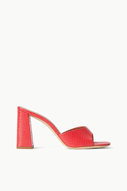 SLOANE HEEL | RED ROSE