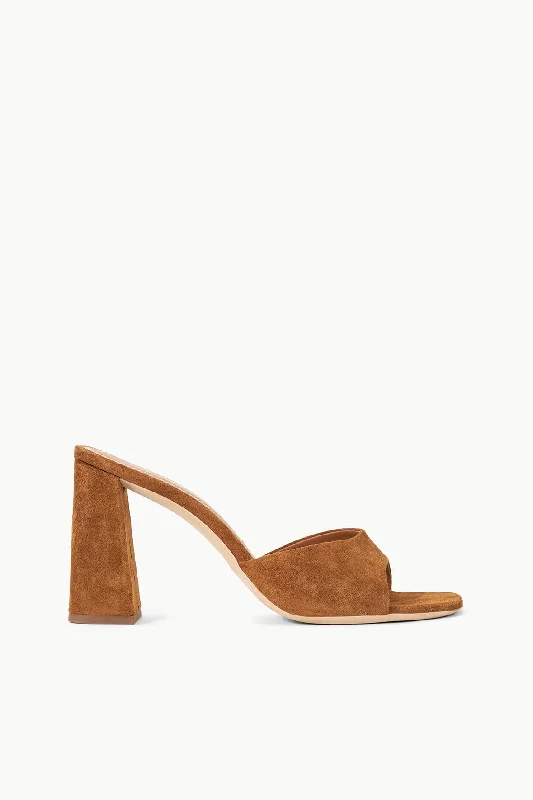 SLOANE HEEL | TAN SUEDE