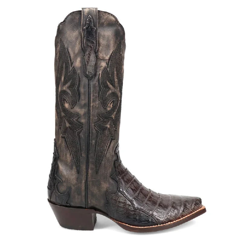 Berkeley Caiman Snip Toe Cowboy Boots