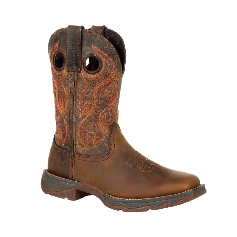 Durango Womens Lady Rebel Western Trail Brown Leather Cowboy Boots