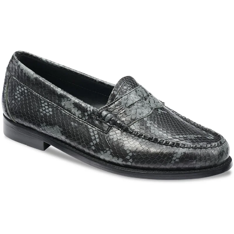 G.H. Bass & Co. Womens Leather Slip-On Loafers