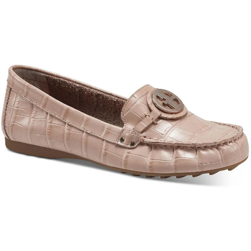 Giani Bernini Womens Dailyn Leather Slip On Loafers