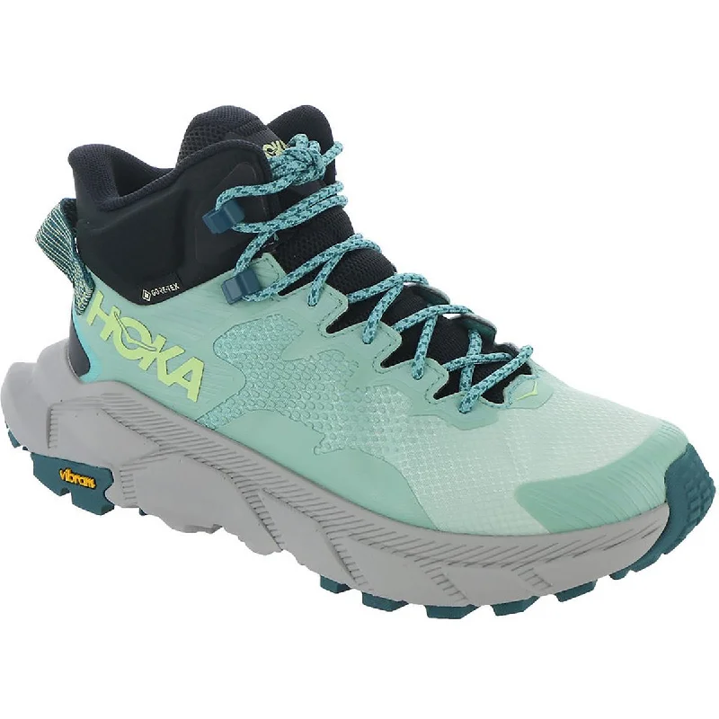 Hoka One One Womens Trail Code GTX Casual Lace Up Hiking Shoes