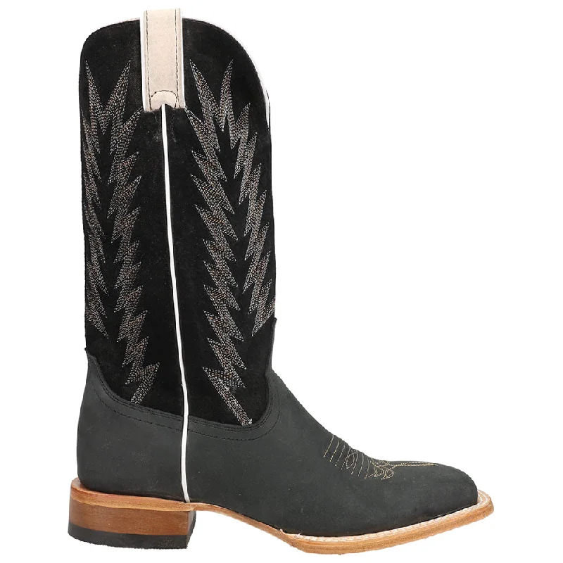 Hombre 13" Wide Square Toe Cowboy Boots