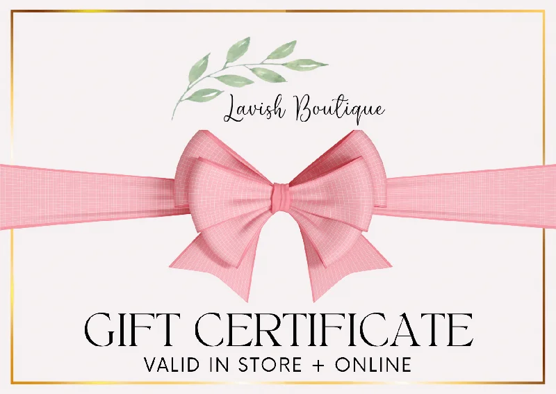 Lavish Boutique Gift Card