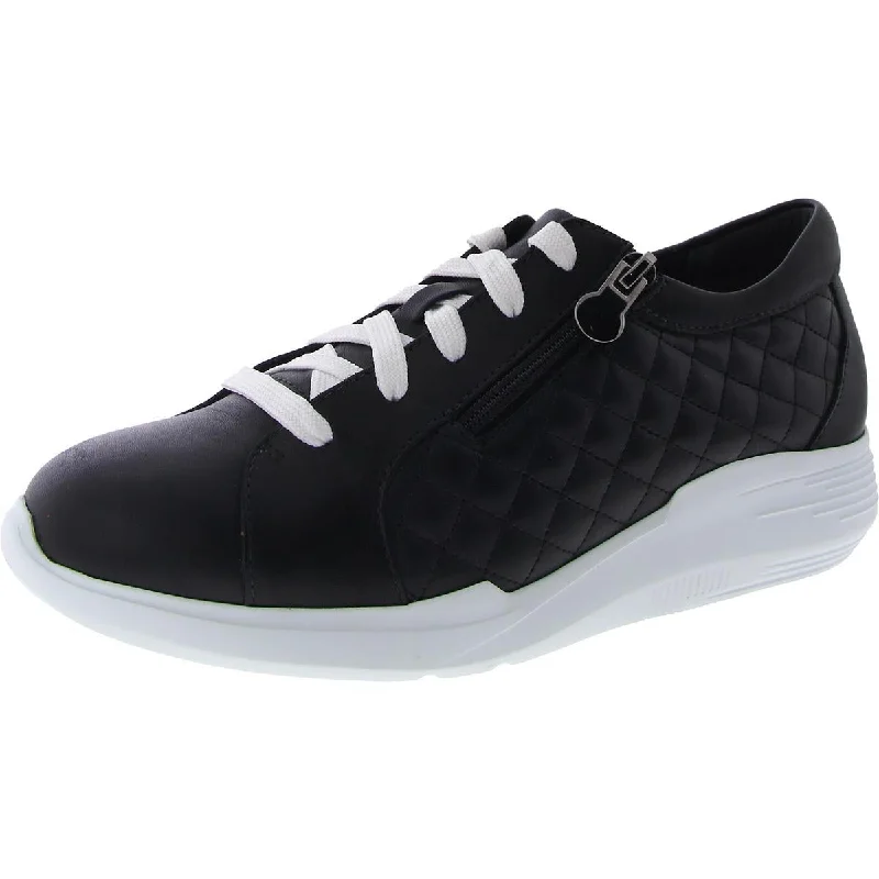 Munro Womens Emmie Leather Zipper Casual And Fashion Sneakers