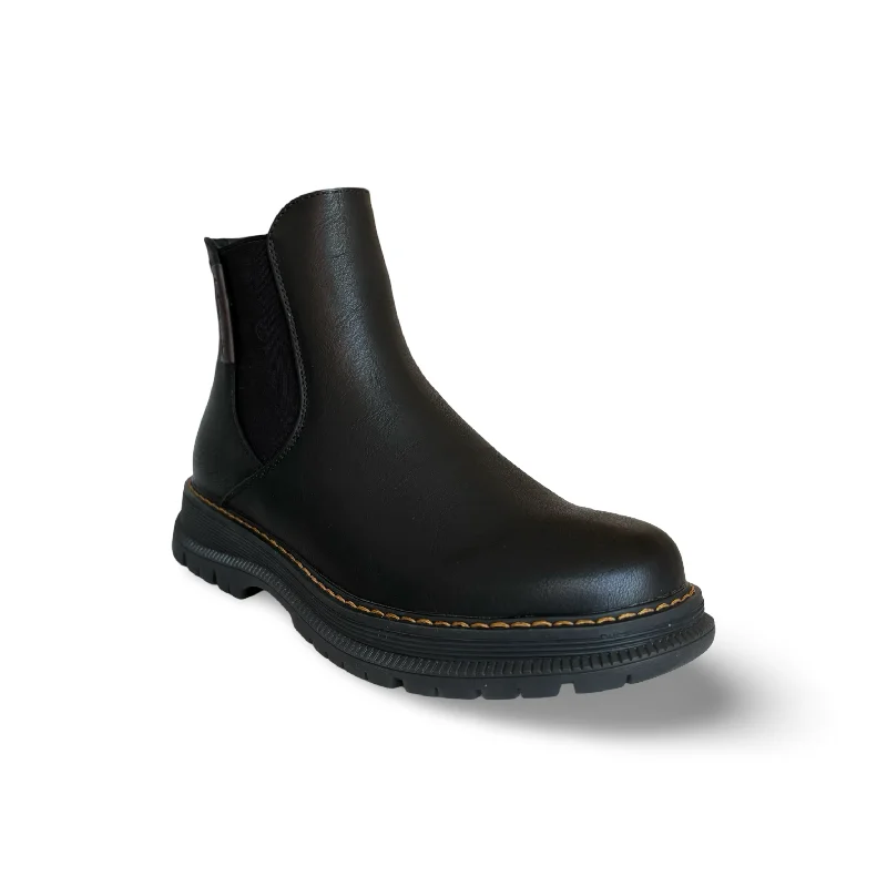 Peyton Black Vegan Waterproof Boot