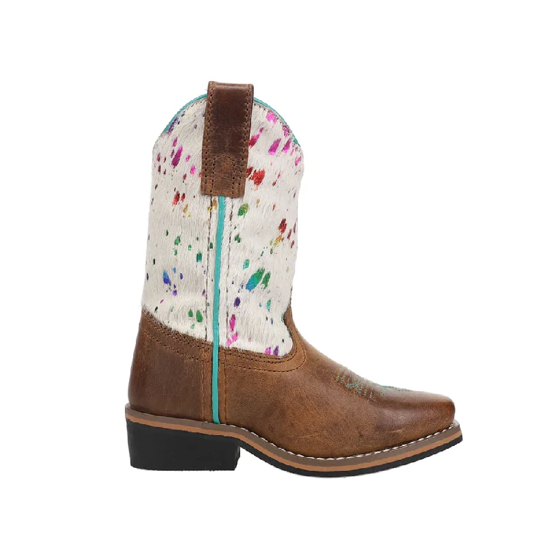 Rumi Square Toe Cowboy Boots (Little Kid-Big Kid)