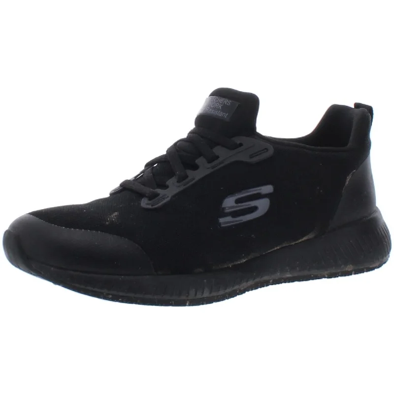 Skechers Womens Squad SR Slip Resistant Memory Foam Casual Shoes