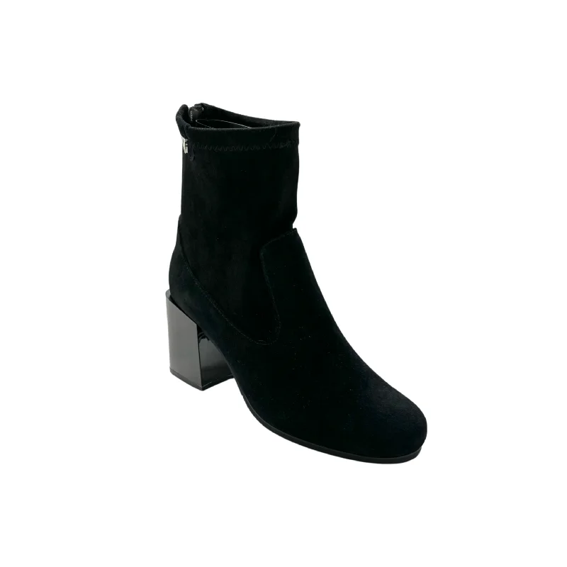 Teresa Black Suede Waterproof