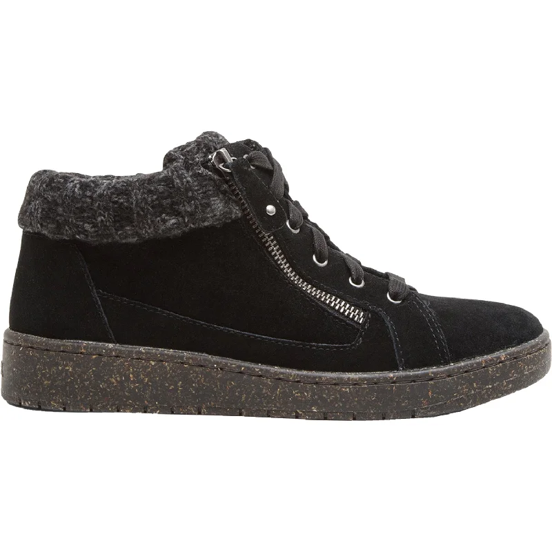 Women's Aetrex Bonnie Black Suede